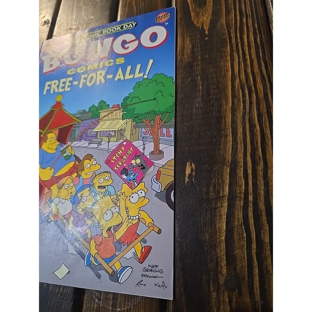 2006 Bongo Comics Simpsons Cover Free Comic‎ Book Day